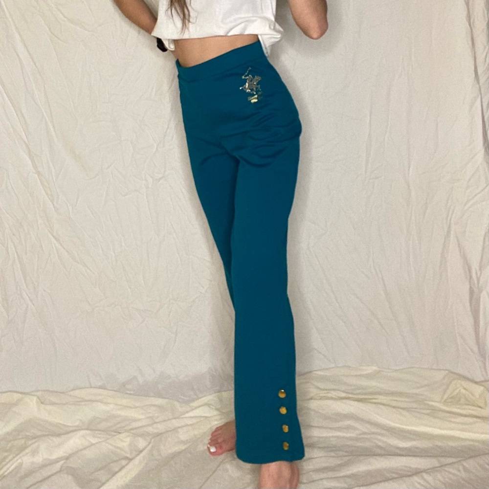 blue y2k beverly hills polo club sweatpants size XL